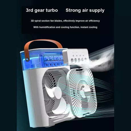 3 In 1 Air Humidifier & Cooling Fan