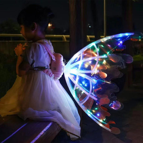 Electrical Butterfly Wings With Glowing Lights