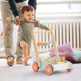 Wooden Baby Walker With ABC, 123 & Traffic Sign
