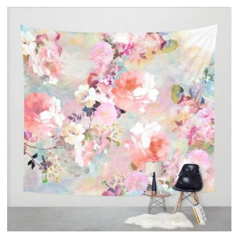 Love Of A Flower Wall Tapestry