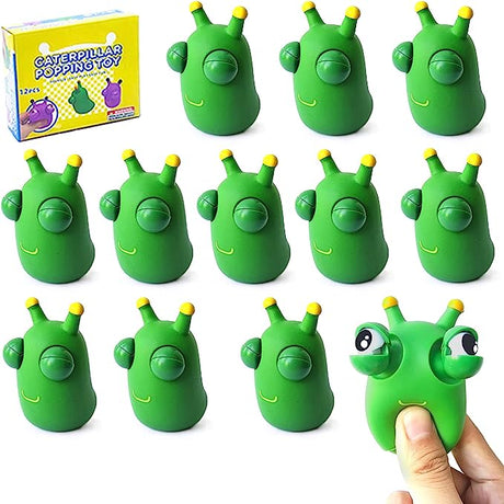 Funny Grass Worm Pinching Toy