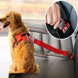 Telescopic Traction Rope Pet Car Seat Belt