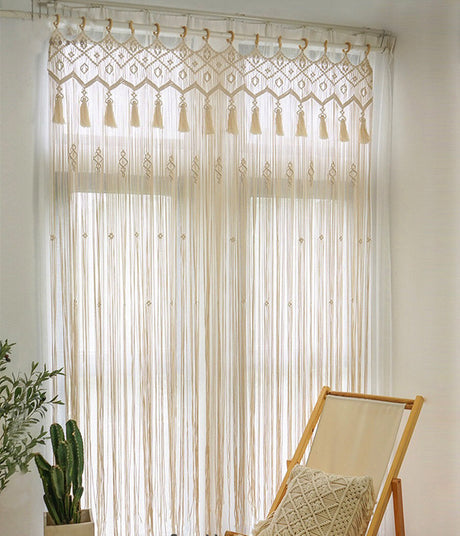 Perforated Nordic Woven Partition Curtain