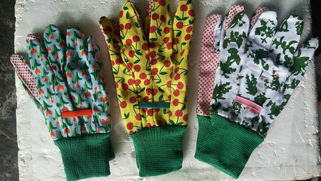 Dotted Protective Gardening Gloves