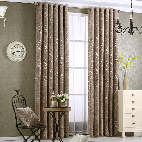 Simply Modern Chenille Blackout Curtains