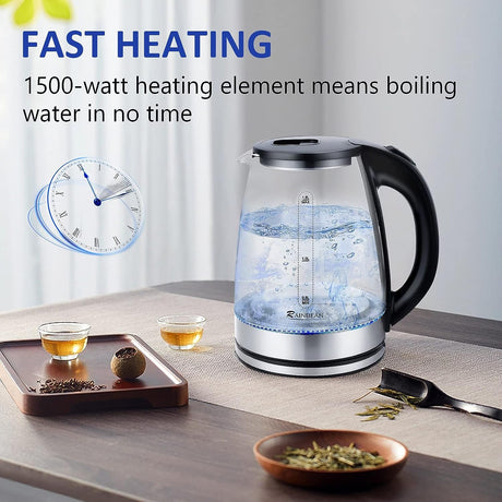 Wide Mouth 1.8L Electric Tea Kettle