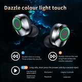 Future Bluetooth Headset With Large Smart Display