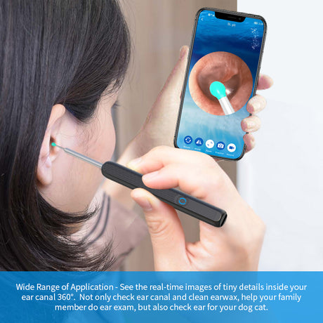 LED Camera Ear Cleaner Endoscope With Removal Tool
