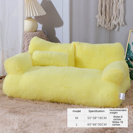 Luxury Plush Pet Sofa Bed