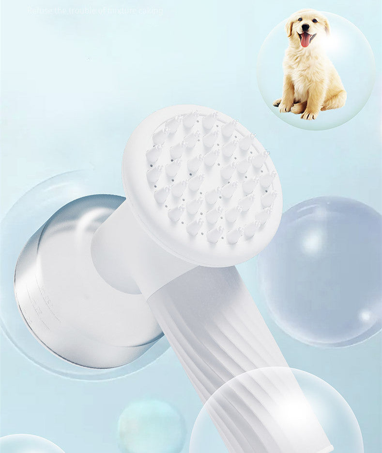 Automatic Foaming Pet Bath Brush