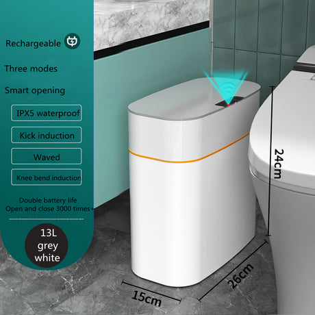Smart Sensing Trash Can With Lid
