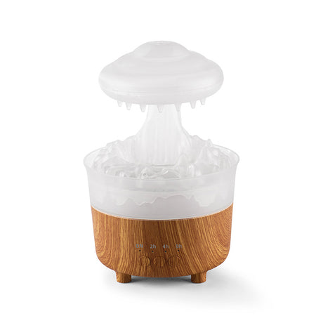 7 Color Rain Cloud Humidifier With Real Raining Water Droplet Sound