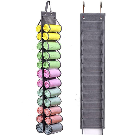 24 Grid Hanging Wardrobe Rack