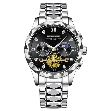 Diamond Cut Style Multi-function Quartz Watch