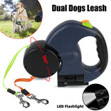Dual Retractable Dog Leash
