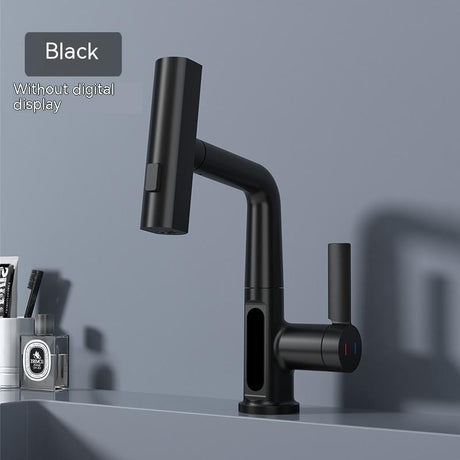 Intelligent Temperature Display Pull-out Faucet Basin