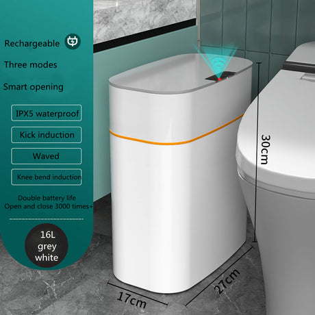 Smart Sensing Trash Can With Lid