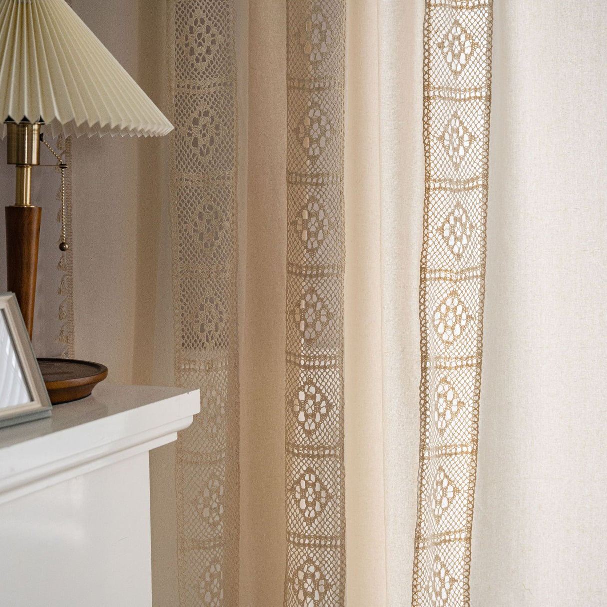 American Crochet Mesh Finished Curtain