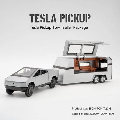 1 To 32 Alloy Tesla Pickup & Trailer