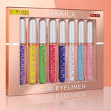 8 Color Liquid Eyeliner Set