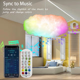 USB Cloud Light With Music Synchronization