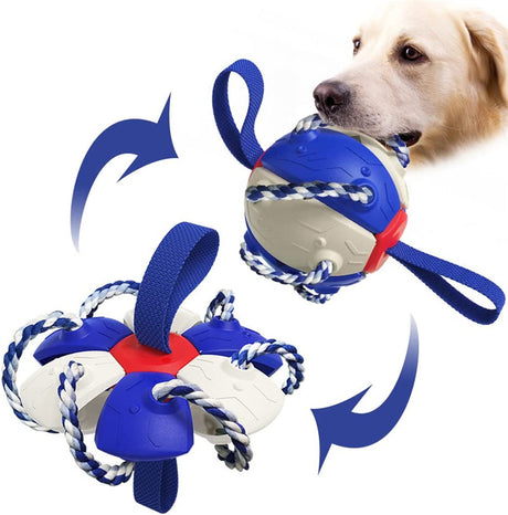 Interactive Chew Toy With Inflated Tabs